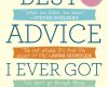 the best advice i ever got