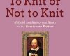 to knit or not to knit