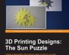 3d printing designs the sun puzzle