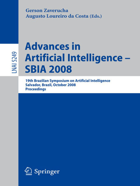 Advances in Artificial Intelligence   SBIA 2008