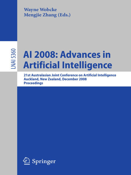 AI 2008: Advances in Artificial Intelligence
