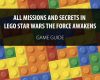 all missions and secrets in lego star wars the for