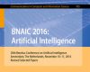 bnaic 2016 artificial intelligence