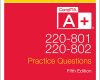 comptia a 220 801 and 220 802 authorized practice