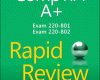 comptia a rapid review exam 220 801 and exam 2