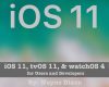 ios 11 tvos 11 and watchos 4 for users and devel