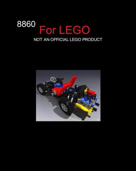 LEGO 8860 Car chassis building instruction