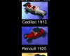 lego rolls royce 1909 cadillac 1913 and renault 1