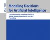 modeling decisions for artificial intelligence