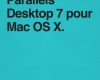 parallels desktop 7 pour mac os x