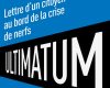 ultimatum lettre dun citoyen au bord de la crise