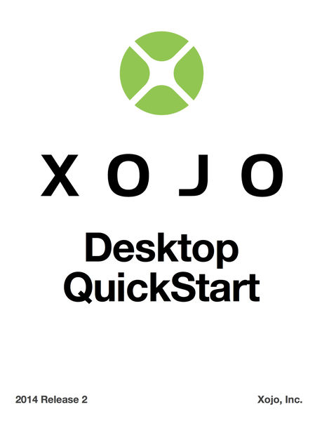 Xojo Desktop QuickStart