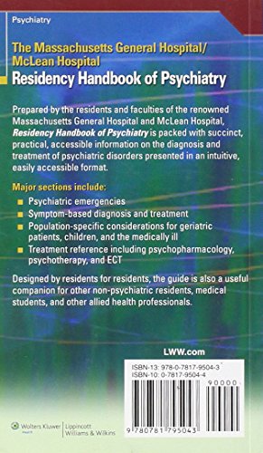 The Massachusetts General Hospital/McLean Hospital Residency Handbook of Psychiatry
