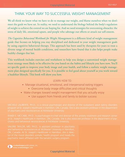 The Cognitive Behavioral Workbook for Weight Management: A Step by Step Program (A New Harbinger Self Help Workbook)