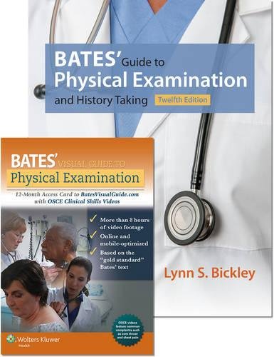 Bates’ Guide 12e and Bates’ Visual Guide 18 Vols with OSCEs Package