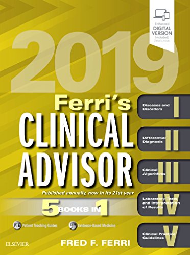 ferris clinical advisor 2019 5 books in 1 ferris medical solutions