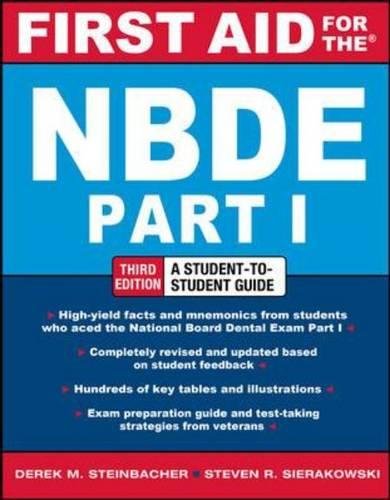 First Aid for the NBDE Part 1, Third Edition (First Aid Series)