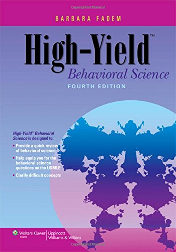 High Yield Behavioral Science (High Yield  Series)