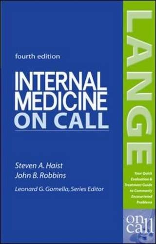 Internal Medicine On Call (LANGE On Call)