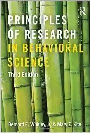 Principles Of Research In Behavioral Science