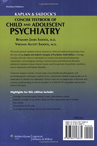 Kaplan and Sadocks Concise Textbook of Child and Adolescent Psychiatry