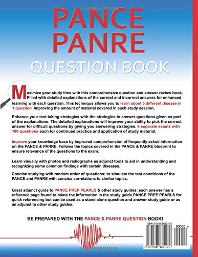 PANCE and PANRE Question Book: A Comprehensive Question and Answer Study Review Book for the Physician Assistant National Certification and Recertification Exam