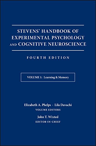 Stevens' Handbook of Experimental Psychology and Cognitive Neuroscience, Learning and Memory (Volume 1) 26 stevens handbook of experimental psychology and cognitive neuroscience learning and memory volume 1