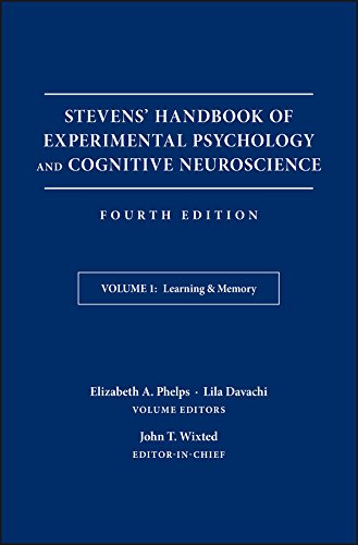 Stevens Handbook of Experimental Psychology and Cognitive Neuroscience, Learning and Memory (Volume 1)