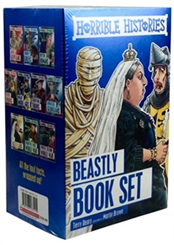 Horrible Histories 10 Book Box Set [Paperback] [Jan 01, 2016] Terry Deary