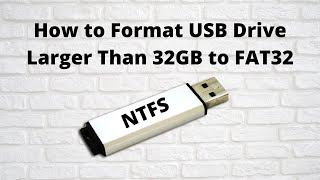Formatting Flash Drives to FAT32