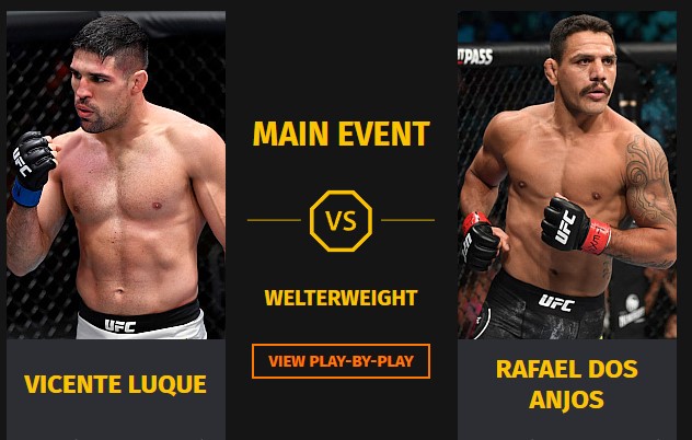 UFC Fight Night: Luque Vs Dos Anjos Live Stream