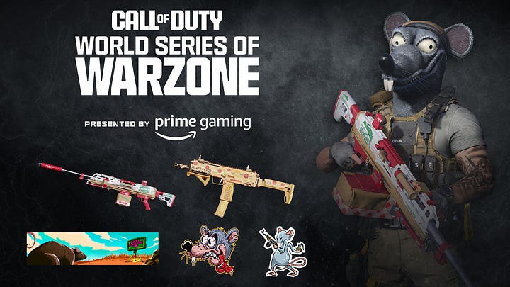 The World Series of Warzone Rat Pack for Call of Duty