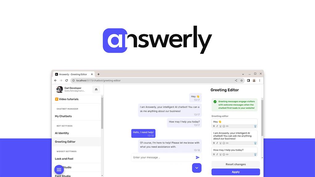 Answerly Review: AI Chatbot Revolutionizes Customer Support