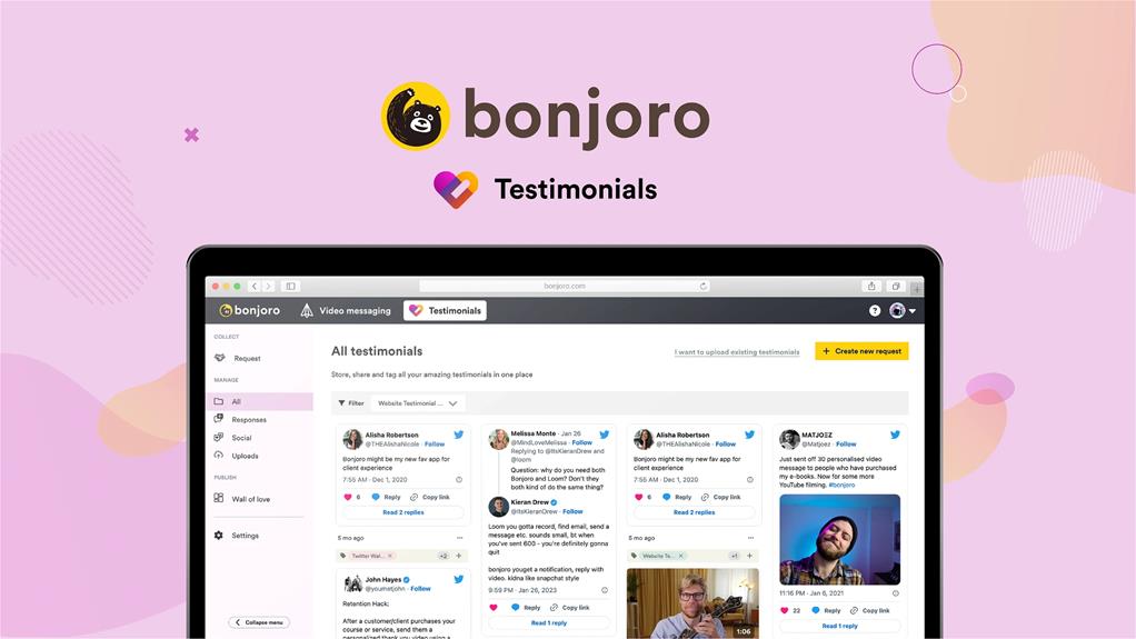 Bonjoro Review: Easily Collect Powerful Video and Written Testimonials