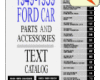 1949-59 Ford Car Master Parts and Accessories Catalog