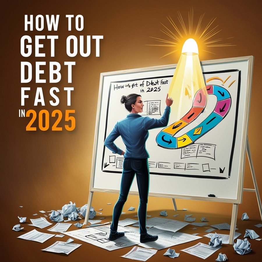 How to Get Out of Debt Fast in 2025