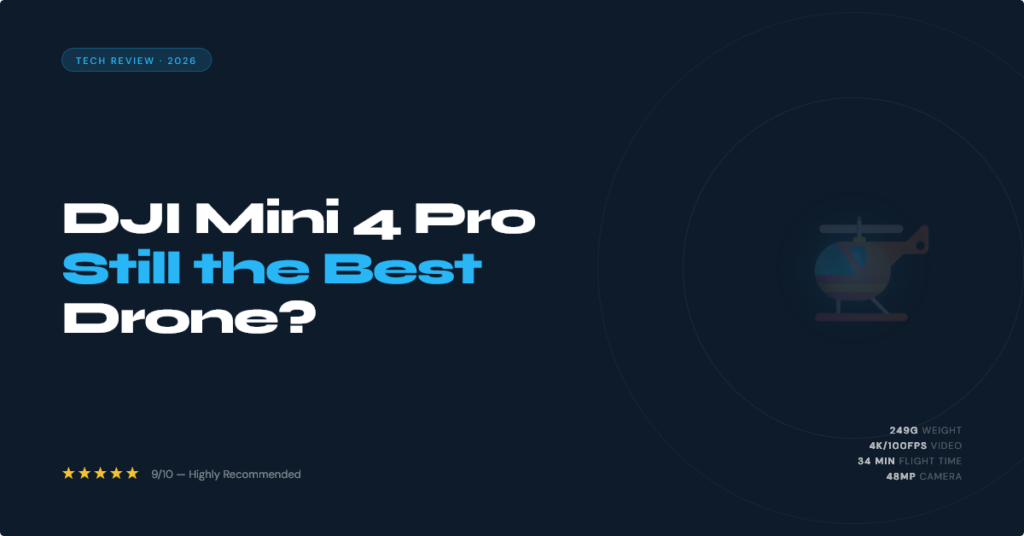 DJI Mini 4 Pro Review: Is It Still the Best Drone for Beginners in 2026? 1 DJI Mini 4 Pro Review: Is It Still the Best Drone for Beginners in 2026?